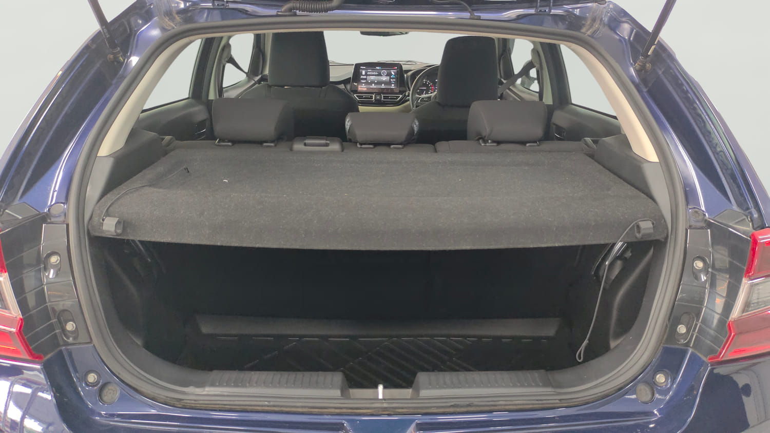 Used 2025 Toyota Glanza V Petrol Manual interior DICKY INSIDE VIEW