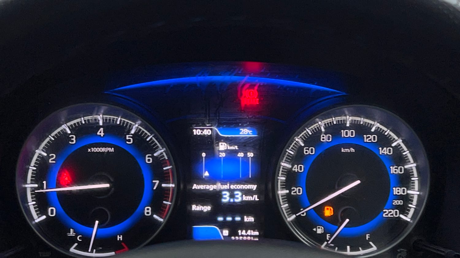 Used 2021 Maruti Suzuki Baleno Zeta Petrol Manual interior CLUSTERMETER VIEW