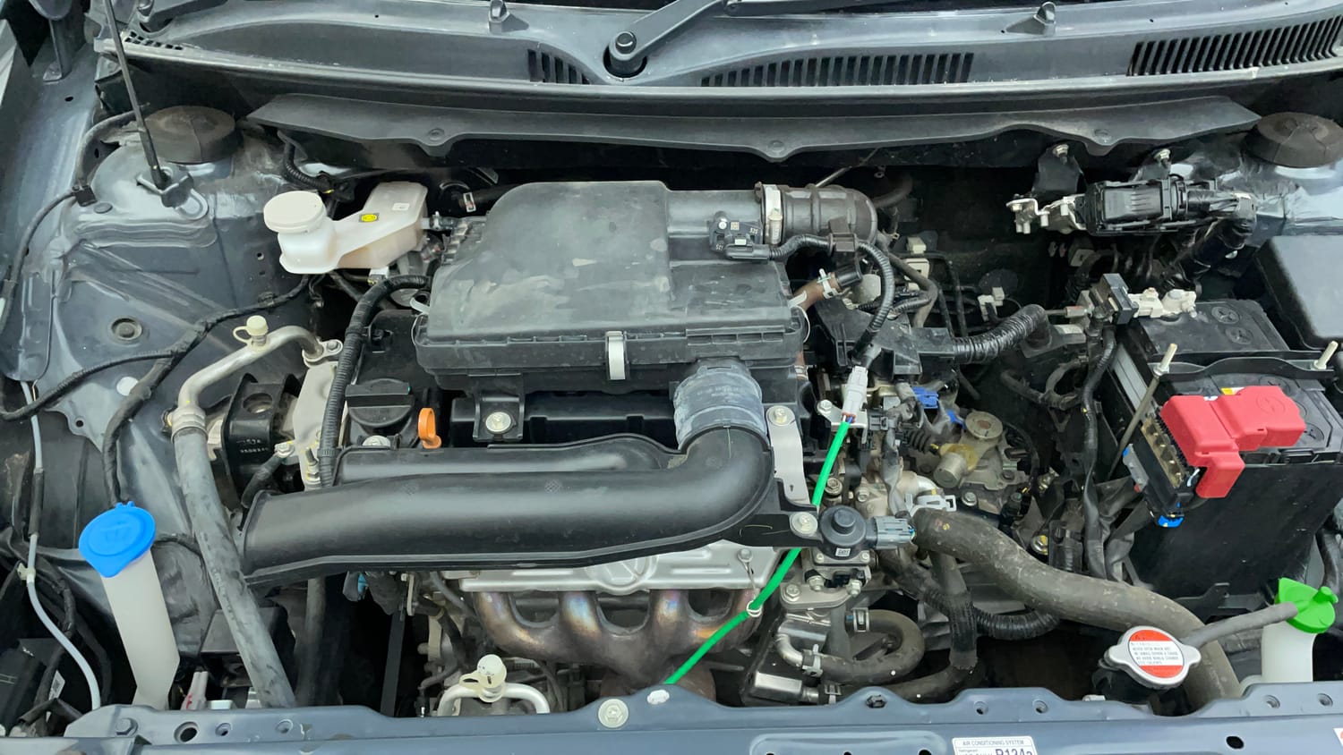 Used 2024 Maruti Suzuki Baleno Alpha MT Petrol Manual engine ENGINE RIGHT SIDE VIEW