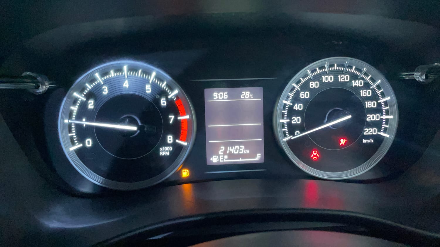 Used 2024 Maruti Suzuki Baleno Sigma MT Petrol Manual interior CLUSTERMETER VIEW