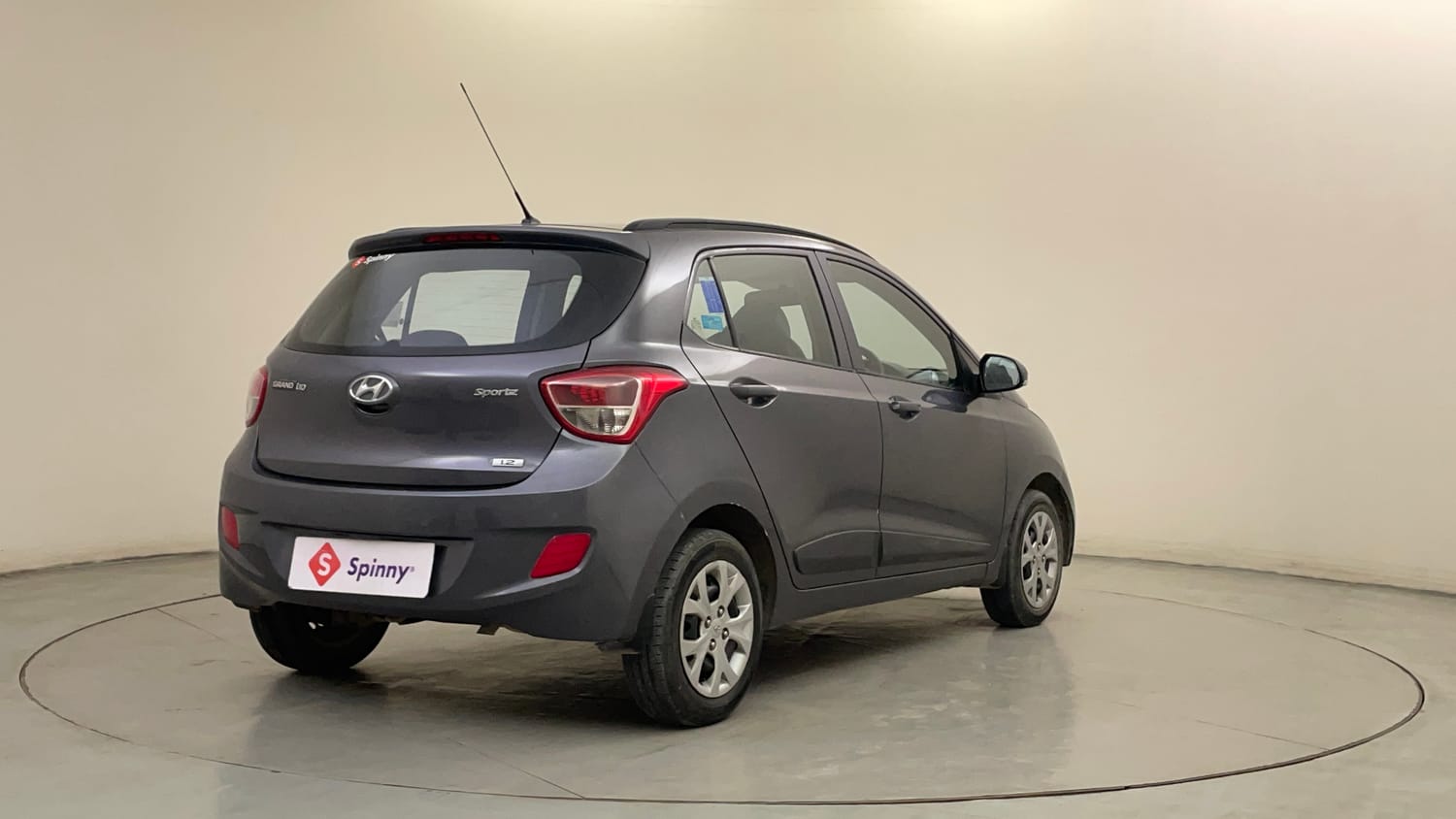Used 2016 Hyundai Grand i10 Sportz 1.2 Kappa VTVT Petrol Manual exterior RIGHT REAR CORNER VIEW