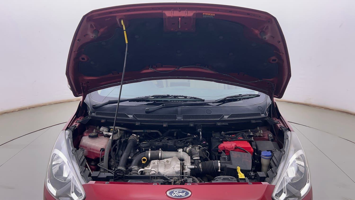 Used 2019 Ford Figo Aspire Titanium1.5 TDCi Diesel Manual engine ENGINE & BONNET OPEN FRONT VIEW