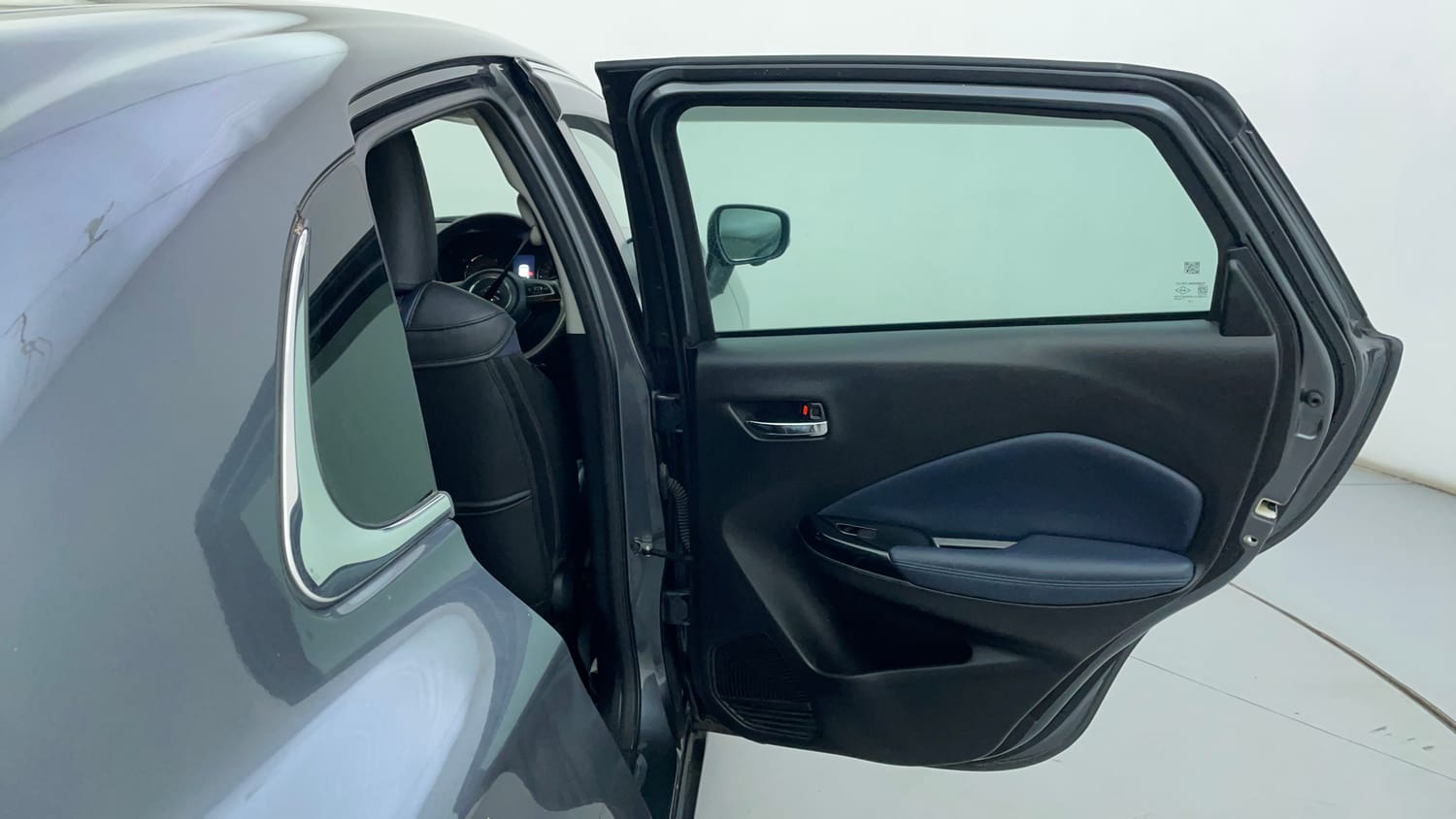 Used 2024 Maruti Suzuki Baleno Alpha MT Petrol Manual interior RIGHT REAR DOOR OPEN VIEW