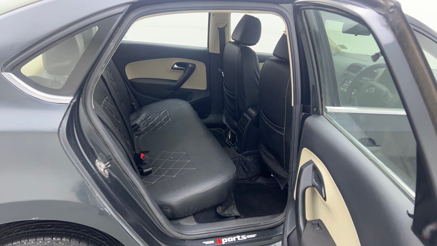 Used 2020 Skoda Rapid Active 1.0 TSI MT Petrol Manual interior RIGHT SIDE REAR DOOR CABIN VIEW