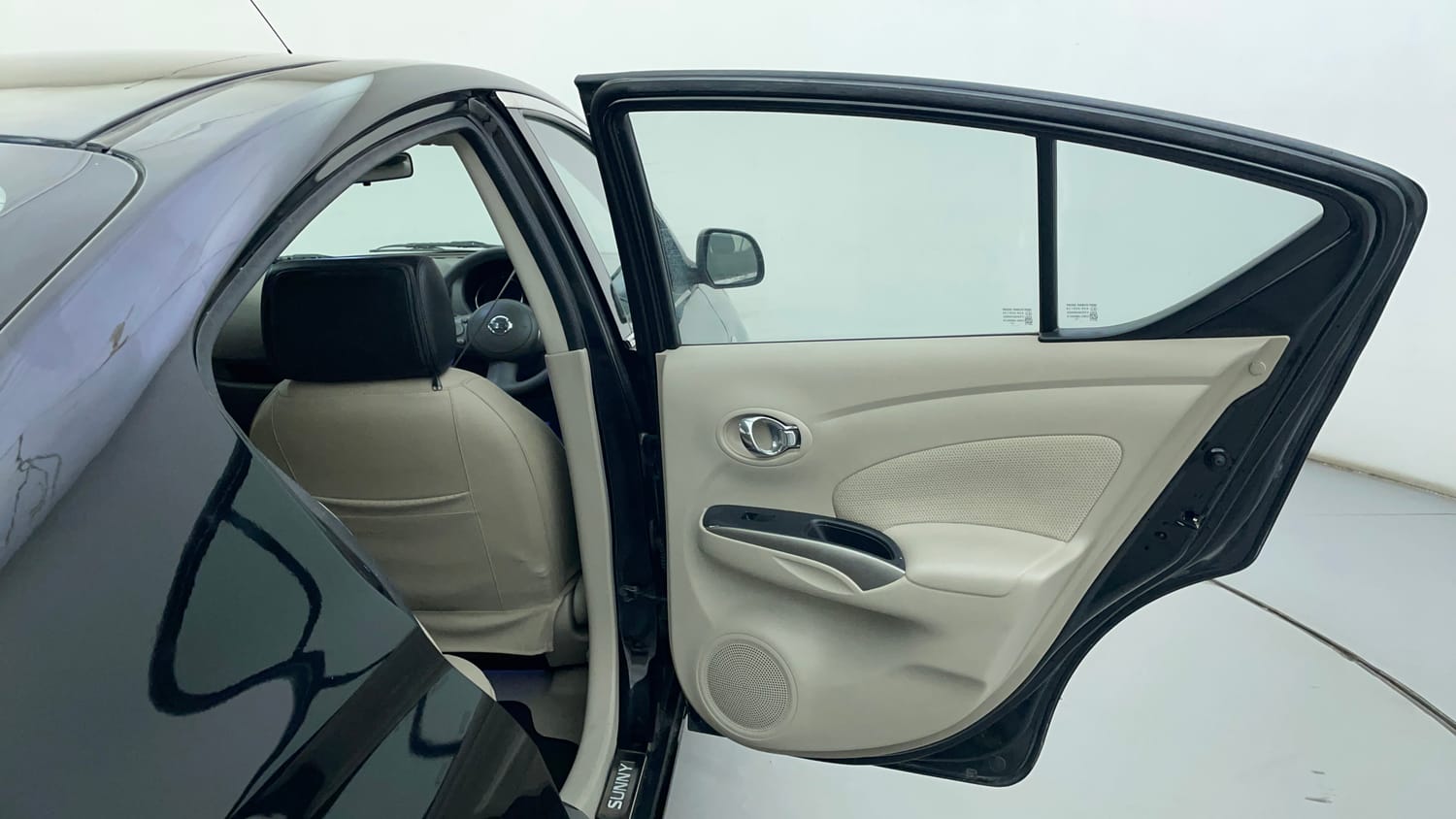 Used 2013 Nissan Sunny XV Diesel Diesel Manual interior RIGHT REAR DOOR OPEN VIEW