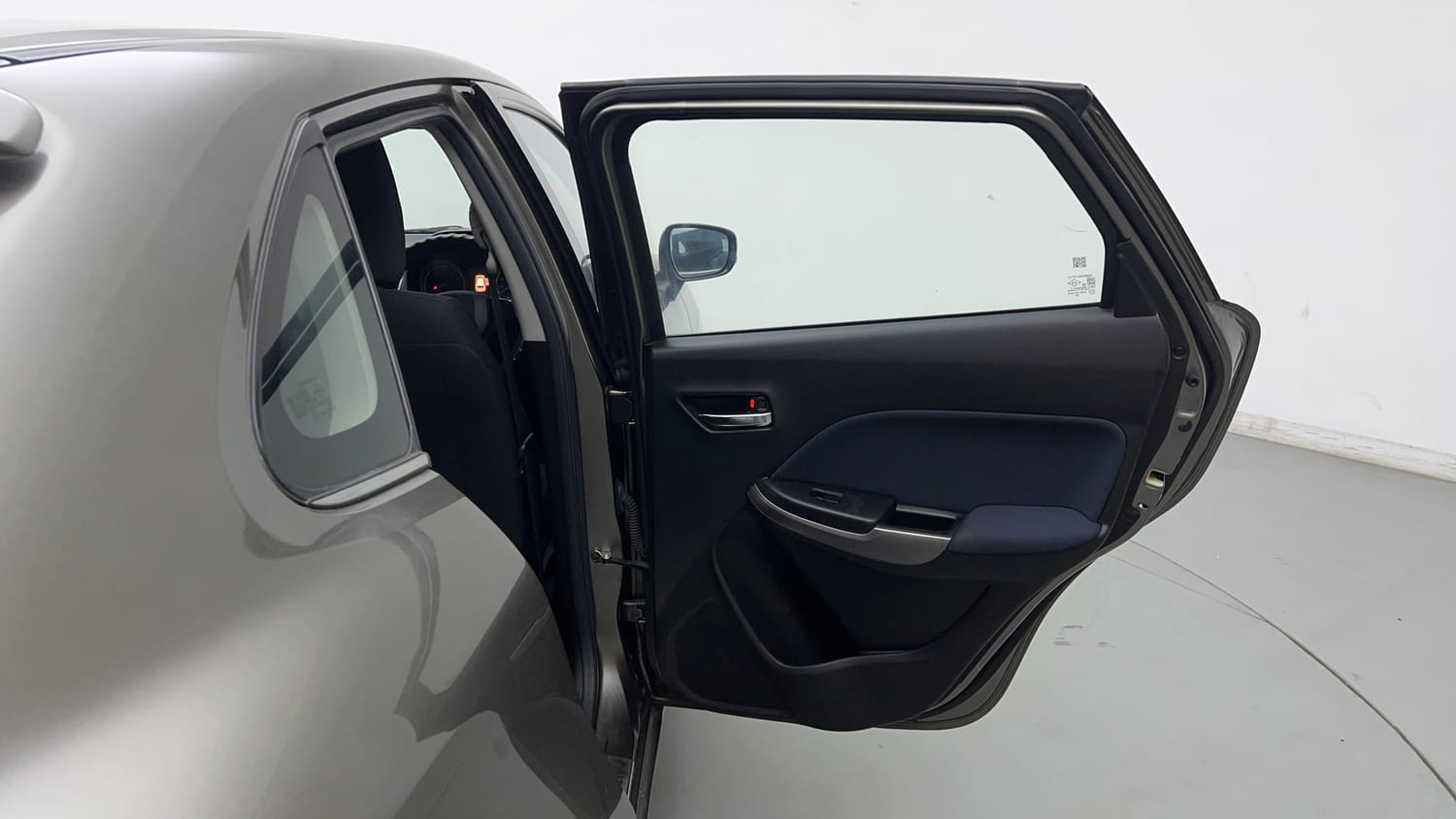 Used 2021 Maruti Suzuki Baleno Zeta Petrol Manual interior RIGHT REAR DOOR OPEN VIEW