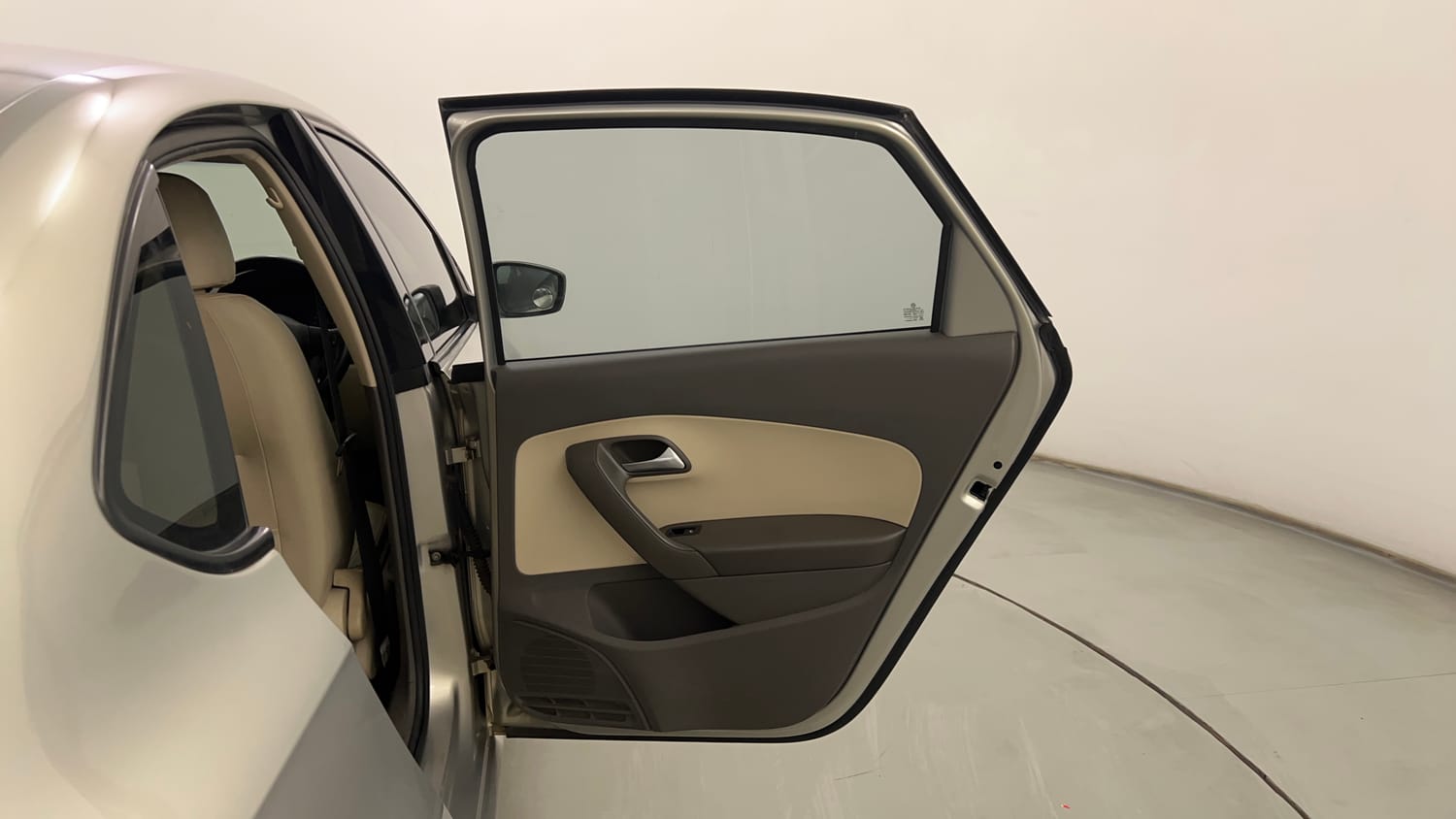 Used 2014 Volkswagen Vento Highline Petrol Petrol Manual interior RIGHT REAR DOOR OPEN VIEW