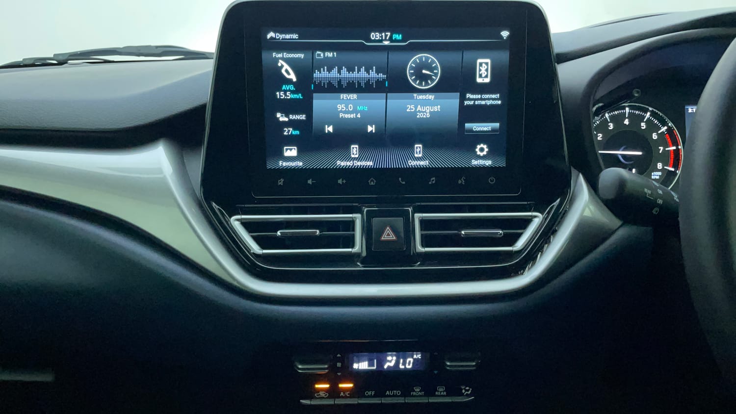 Used 2024 Maruti Suzuki Baleno Alpha MT Petrol Manual interior MUSIC SYSTEM & AC CONTROL VIEW