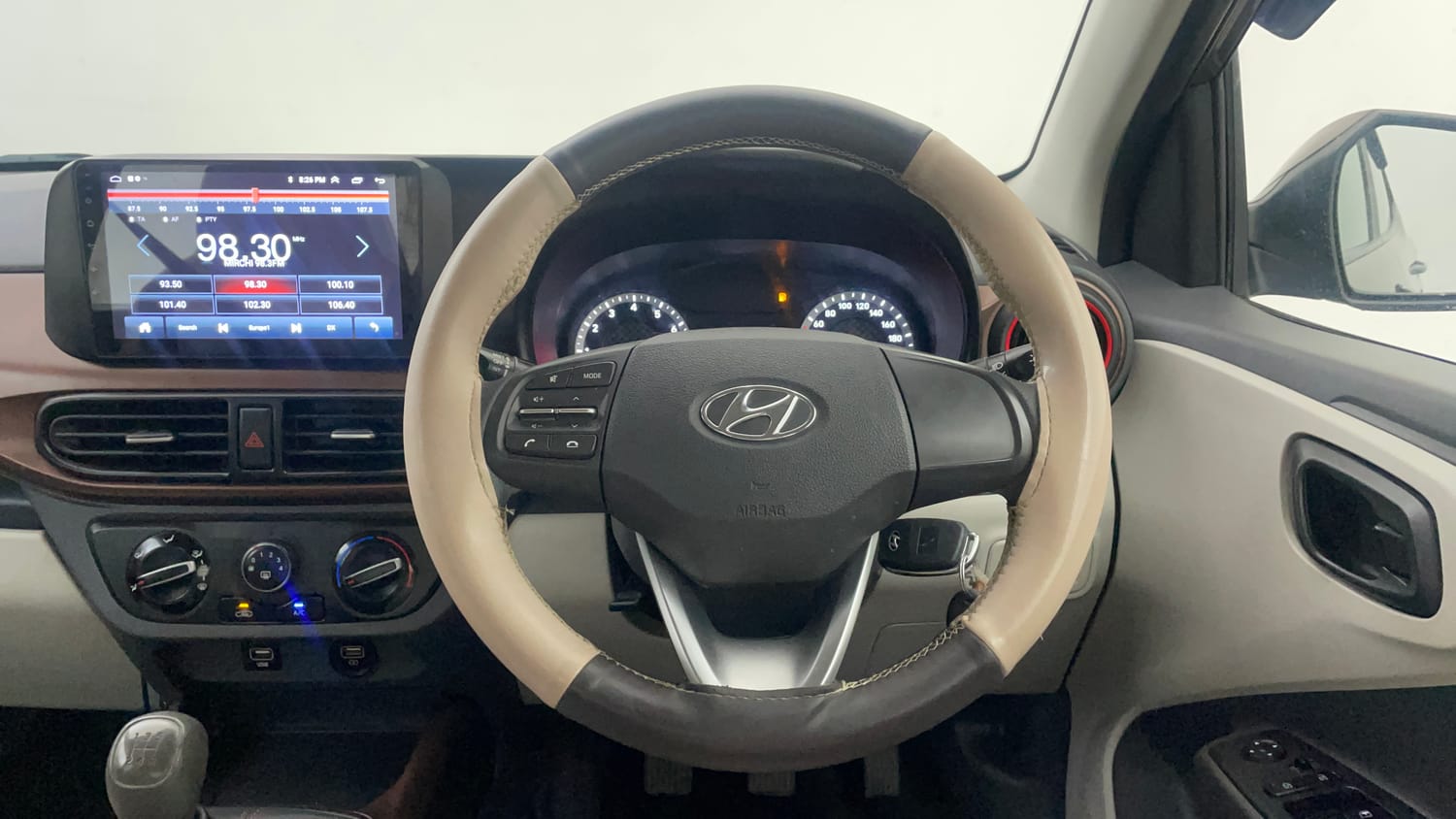 Used 2021 Hyundai Aura S 1.2 Petrol Petrol Manual interior STEERING VIEW