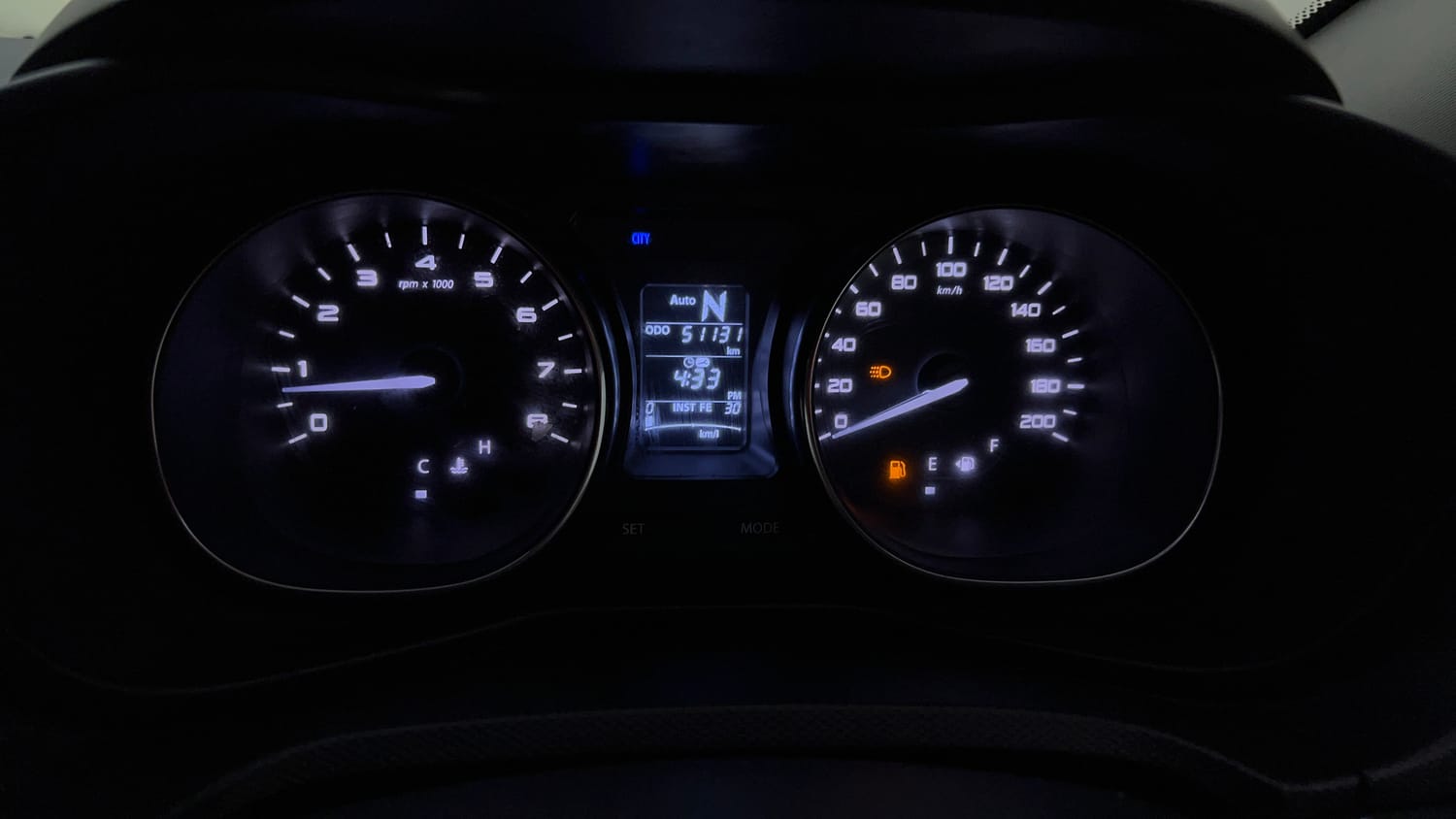 Used 2018 Tata Nexon XZA Plus Diesel Diesel Automatic interior CLUSTERMETER VIEW