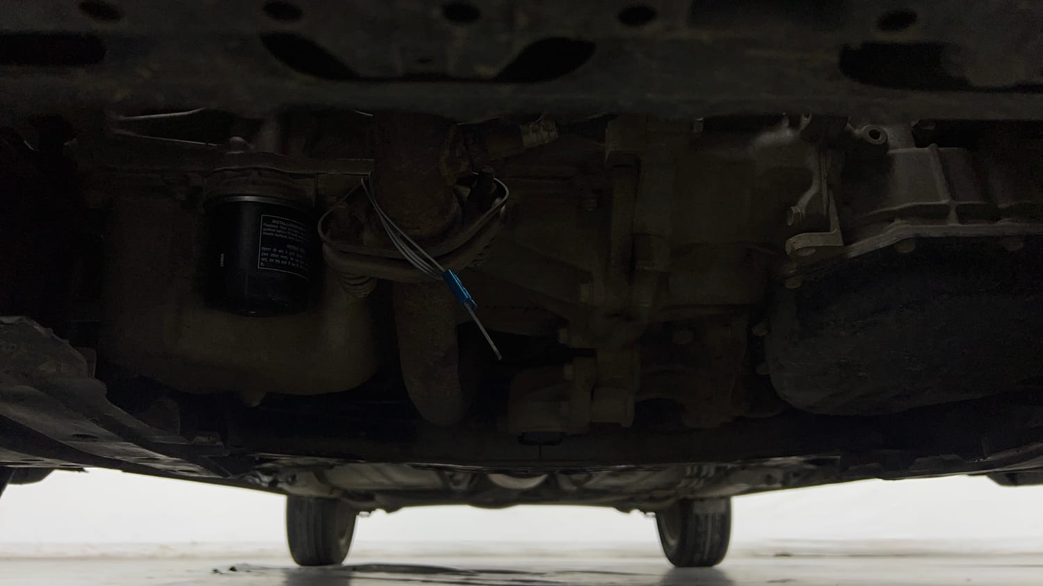 Used 2019 Maruti Suzuki Baleno Zeta Automatic Petrol Automatic extra FRONT LEFT UNDERBODY VIEW