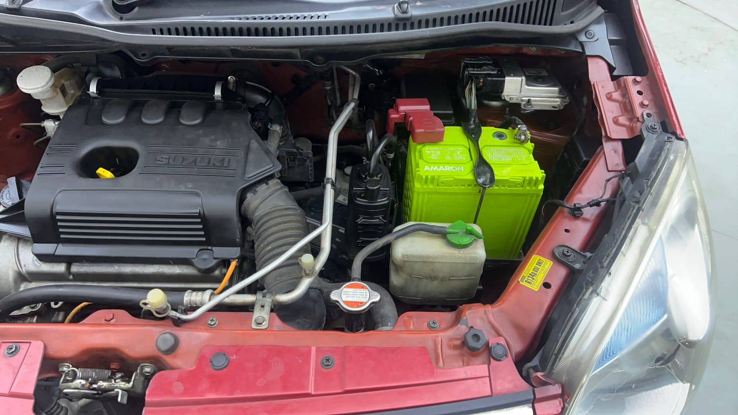 Used 2018 Maruti Suzuki Wagon R 1.0 VXI AMT Petrol Automatic engine ENGINE LEFT SIDE VIEW
