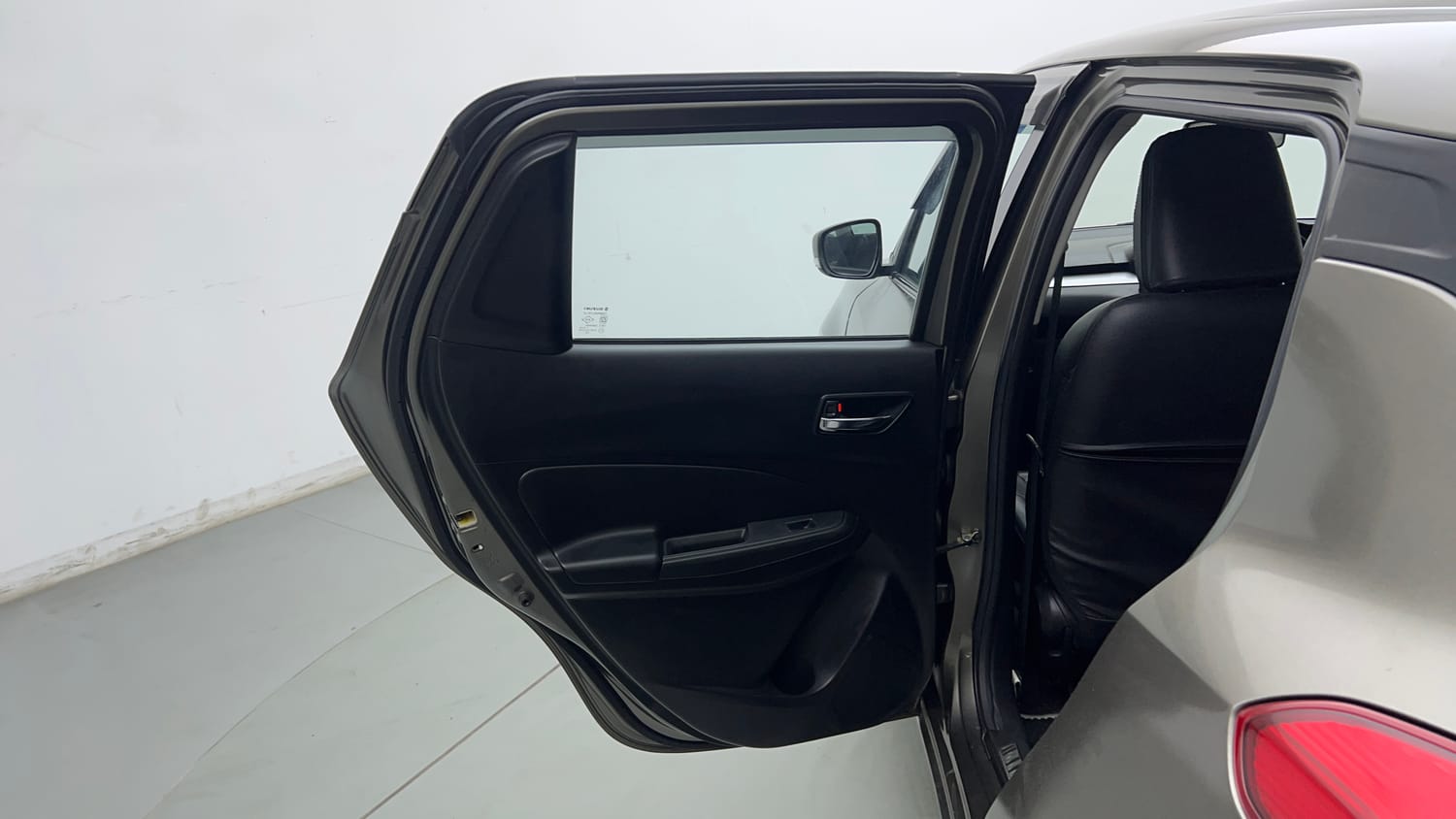 Used 2021 Maruti Suzuki Swift VXi Petrol Manual interior LEFT REAR DOOR OPEN VIEW