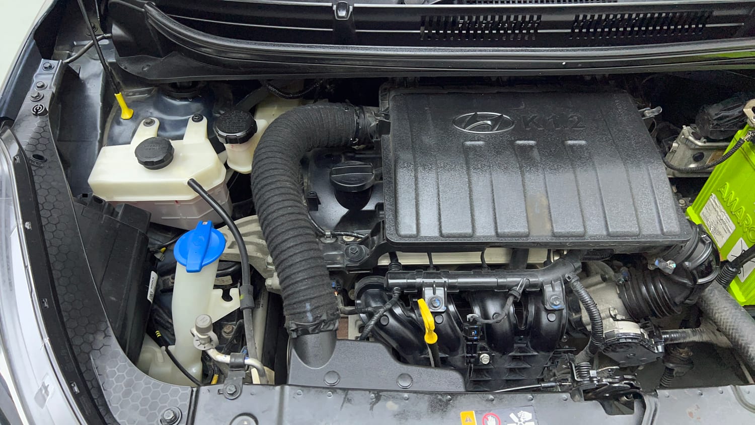 Used 2021 Hyundai Grand i10 Nios Sportz 1.2 Kappa VTVT Petrol Manual engine ENGINE RIGHT SIDE VIEW
