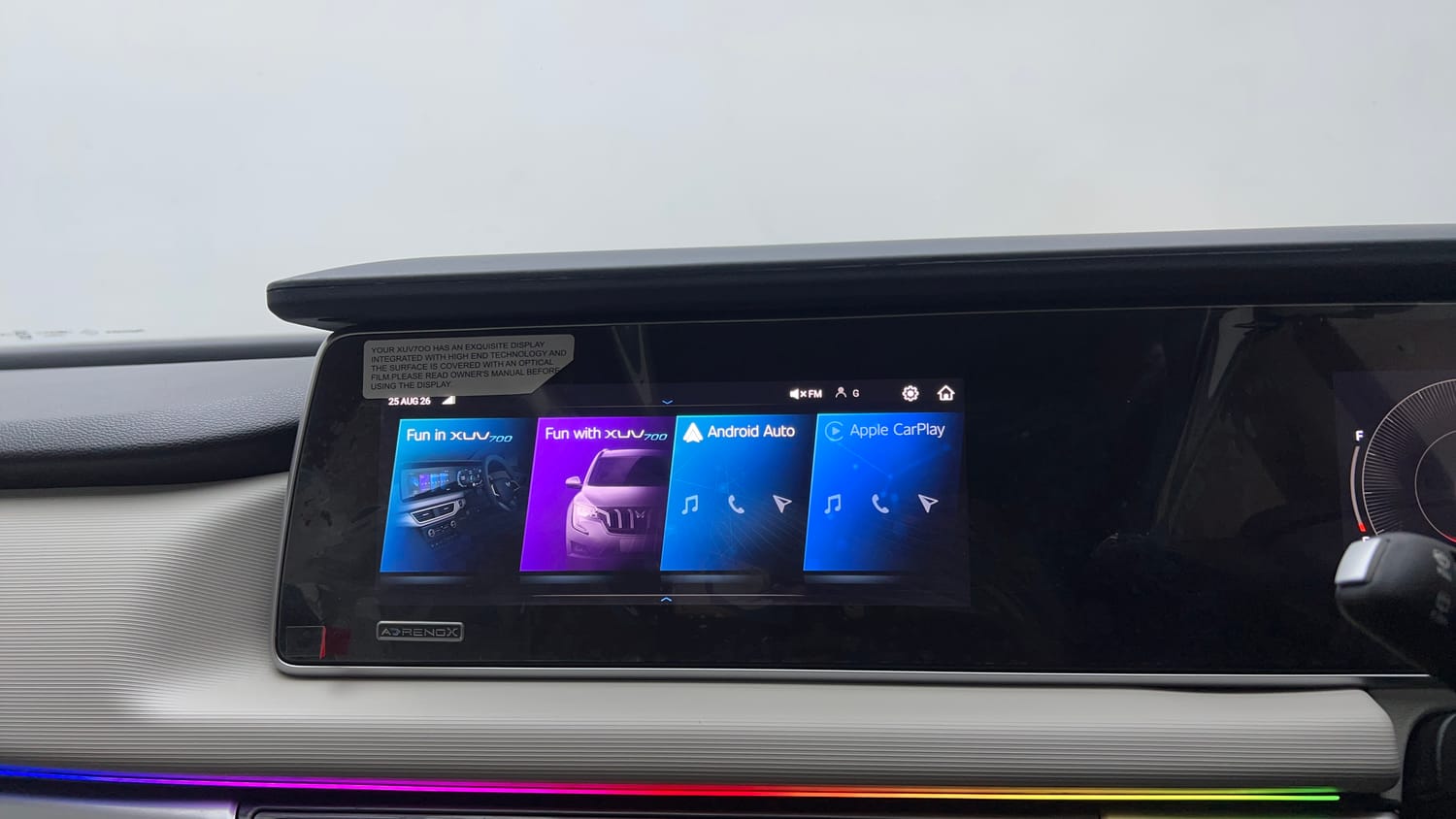 Used 2024 Mahindra XUV700 AX 5 Petrol AT 5 STR Petrol Automatic top_features Touch screen infotainment system