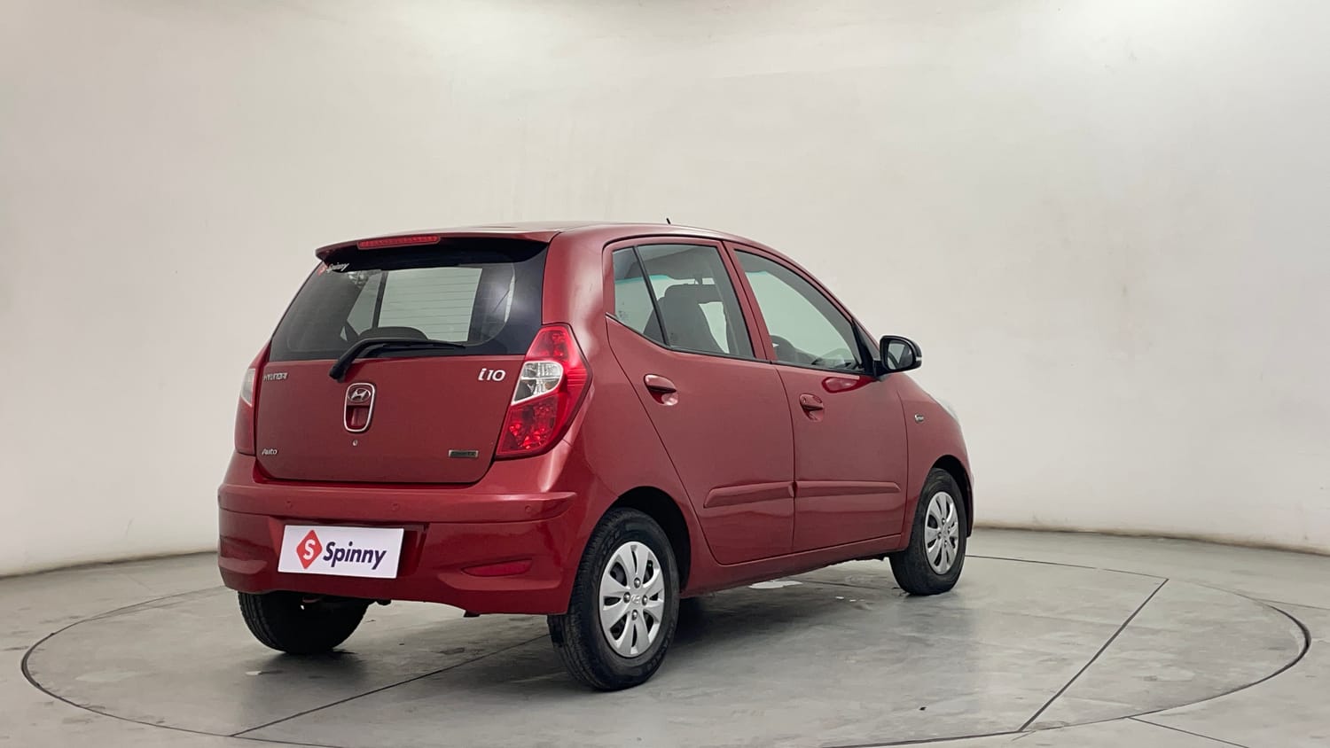 Used 2012 Hyundai i10 Sportz 1.2 AT Kappa2 Petrol Automatic exterior RIGHT REAR CORNER VIEW