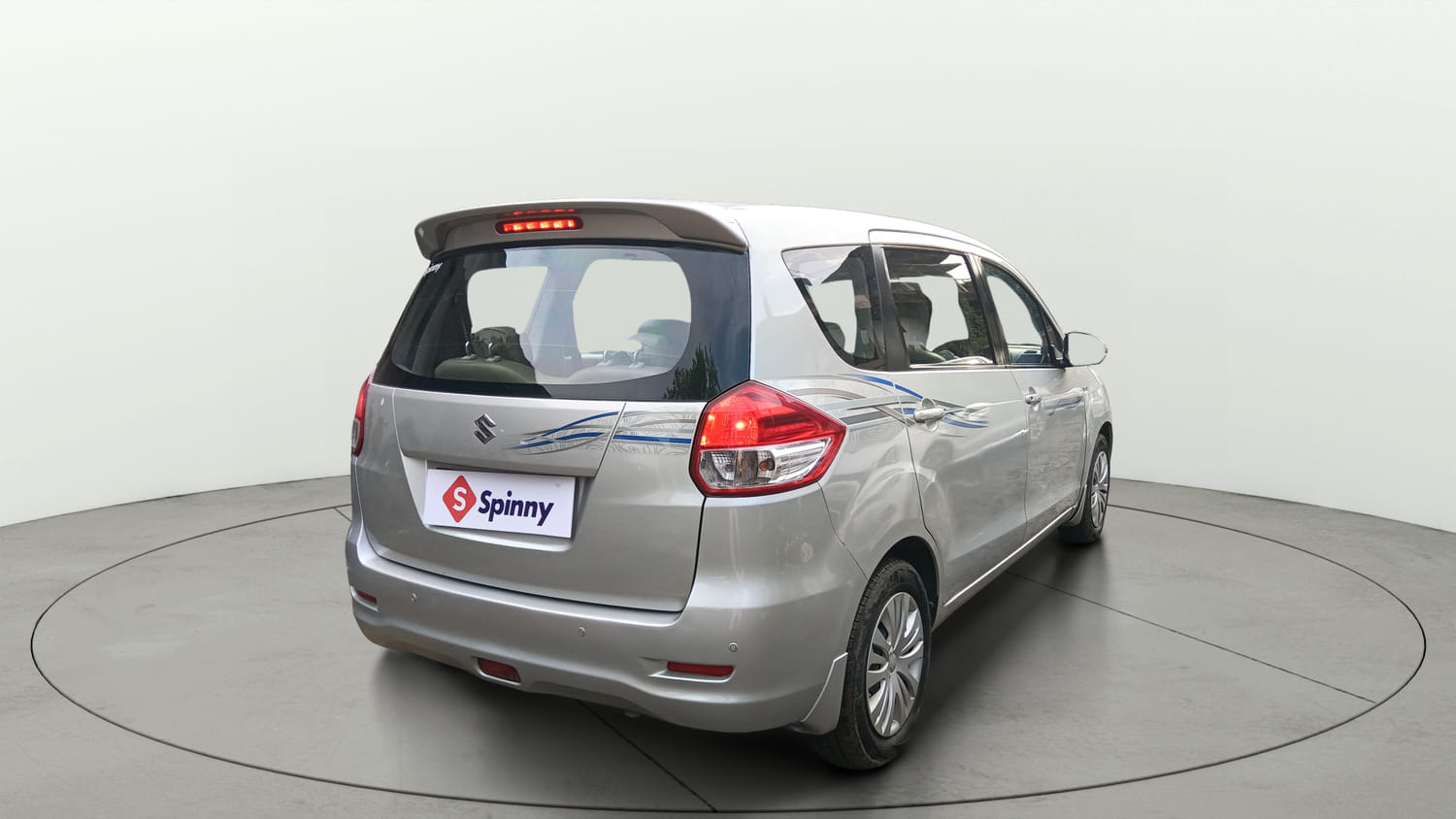 Used 2015 Maruti Suzuki Ertiga Vxi Petrol Manual exterior RIGHT REAR CORNER VIEW