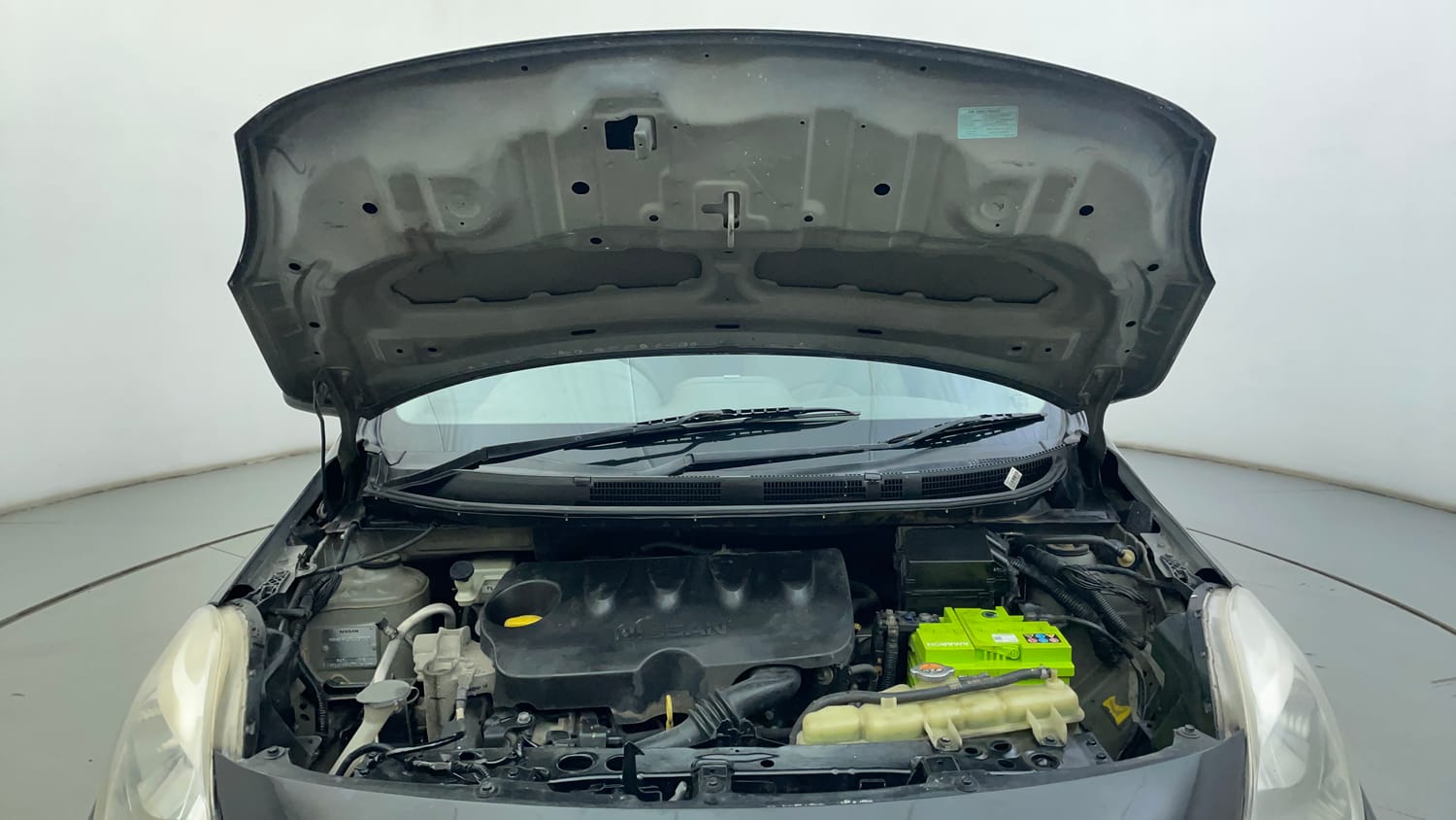 Used 2013 Nissan Sunny XV Diesel Diesel Manual engine ENGINE & BONNET OPEN FRONT VIEW