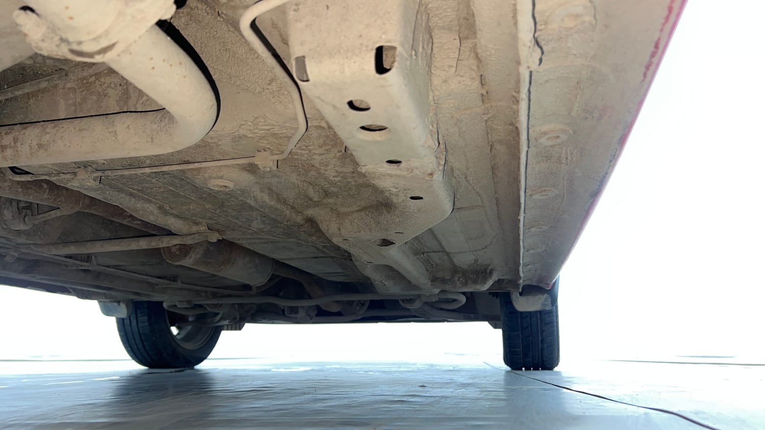 Used 2020 Tata Tiago XZ Plus Dual Tone Petrol Manual extra REAR RIGHT UNDERBODY VIEW