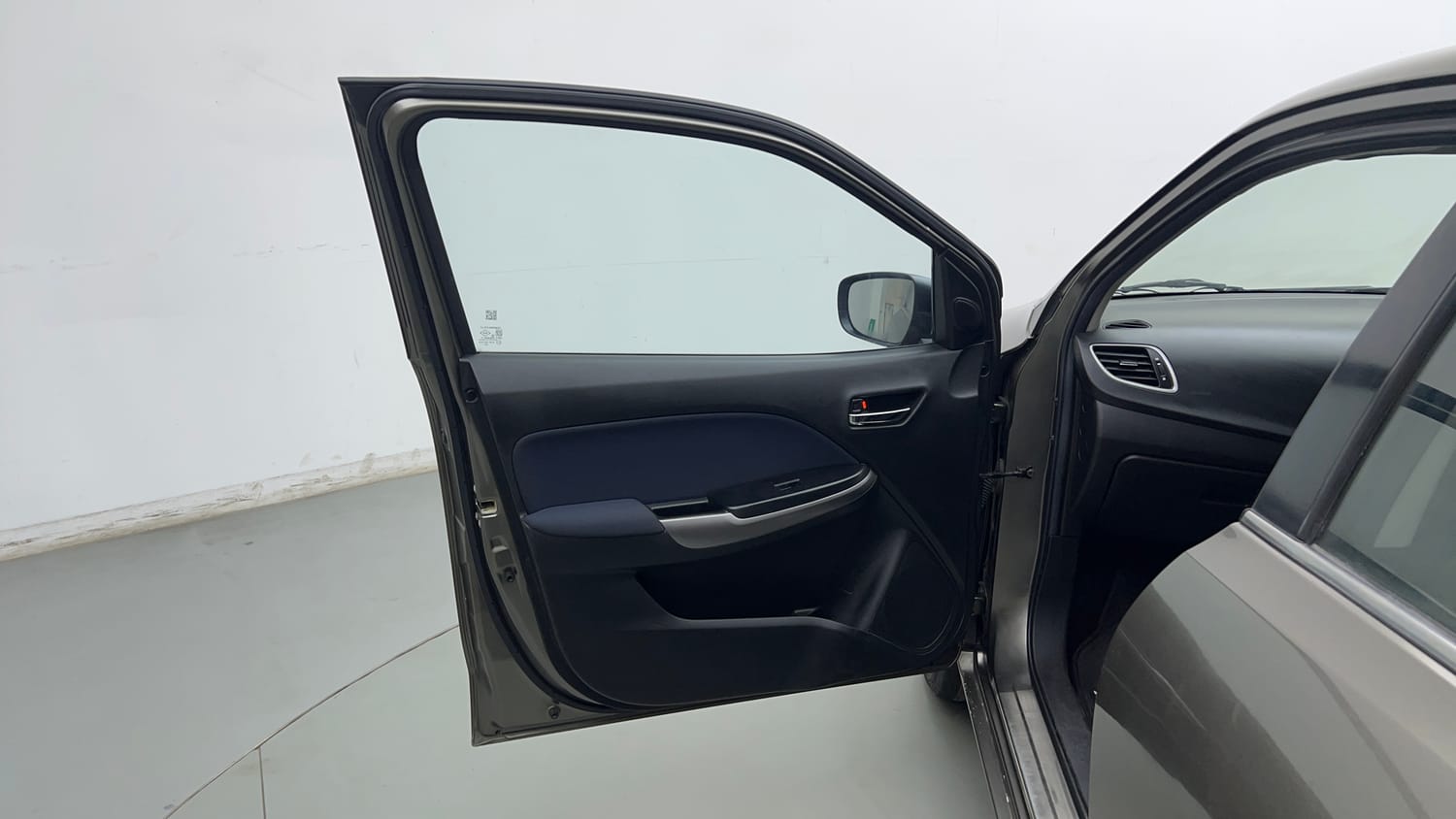 Used 2021 Maruti Suzuki Baleno Zeta Petrol Manual interior LEFT FRONT DOOR OPEN VIEW