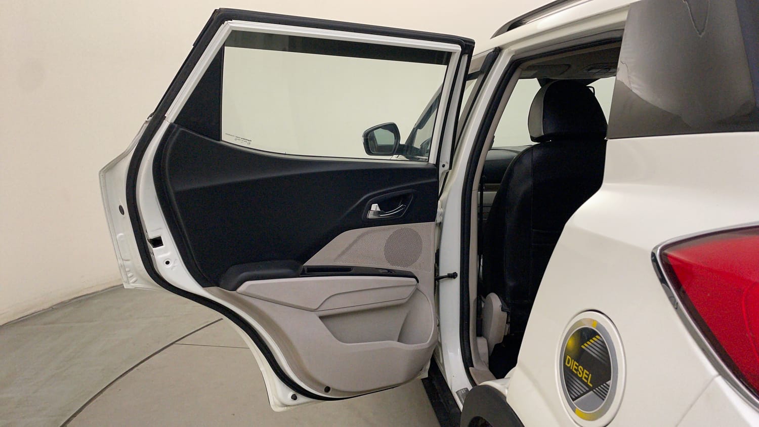 Used 2021 Mahindra XUV 300 W8 (O) 1.5 Diesel Diesel Manual interior LEFT REAR DOOR OPEN VIEW