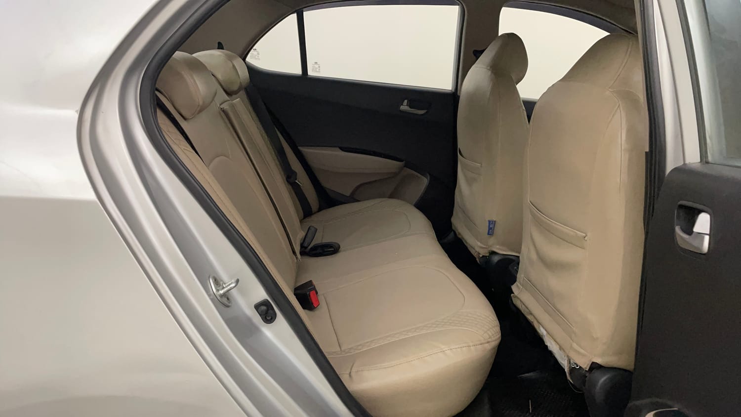 Used 2014 Hyundai Xcent S 1.2 (O) Petrol Manual interior RIGHT SIDE REAR DOOR CABIN VIEW