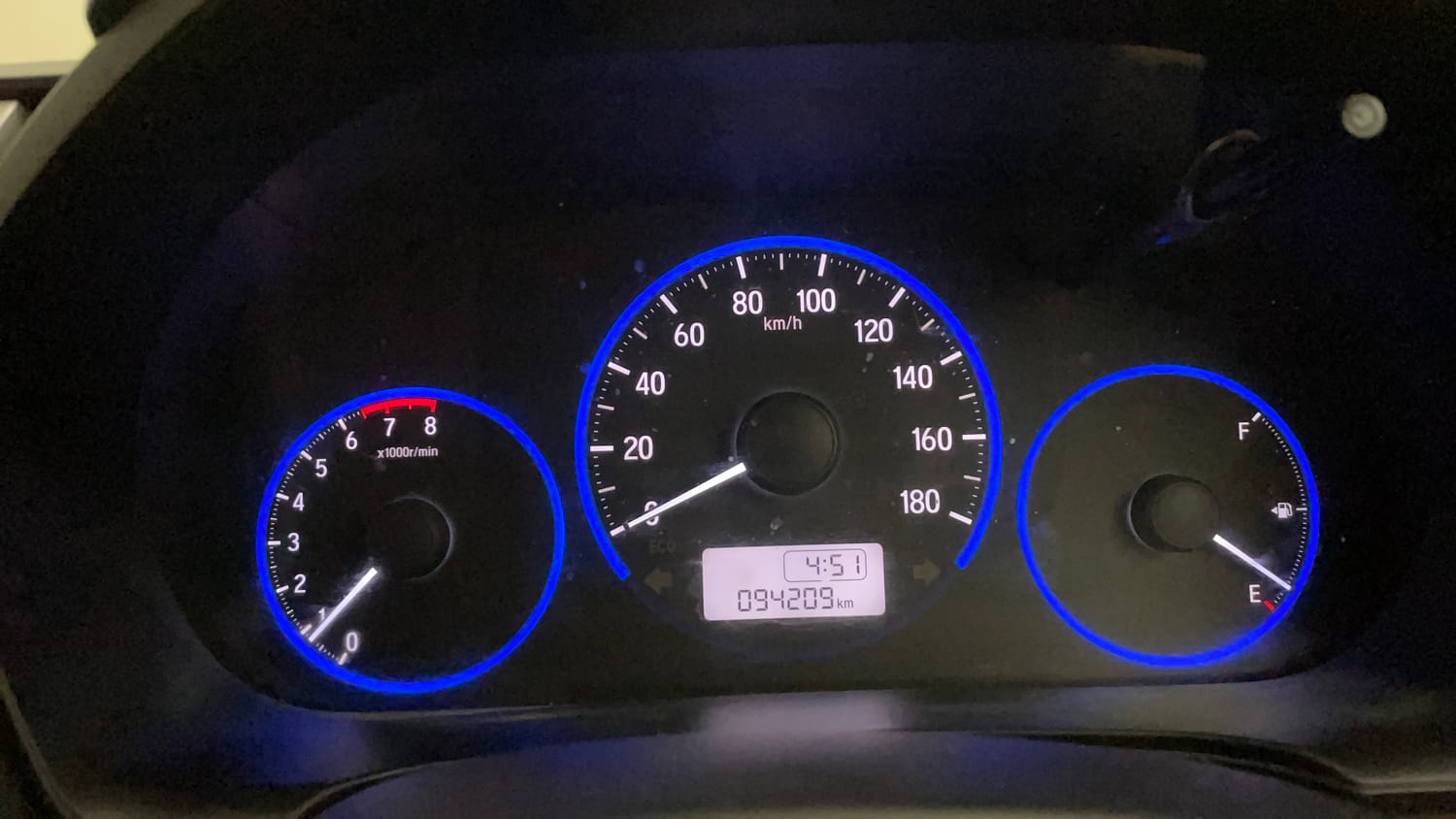 Used 2018 Honda Amaze 1.2 S i-VTEC Opt Petrol Manual interior CLUSTERMETER VIEW