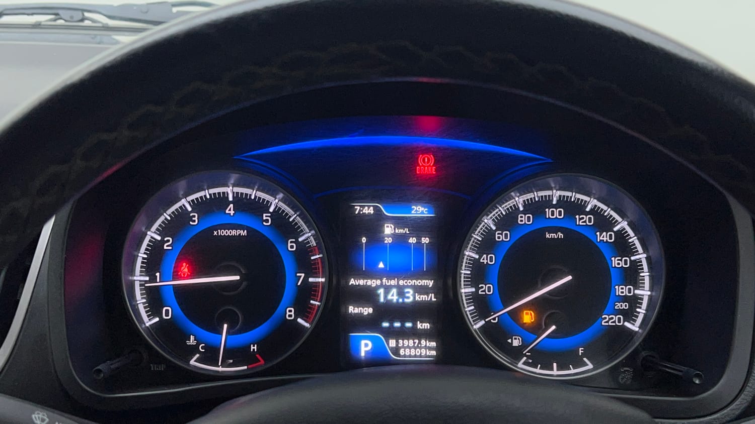 Used 2019 Maruti Suzuki Baleno Zeta Automatic Petrol Automatic interior CLUSTERMETER VIEW
