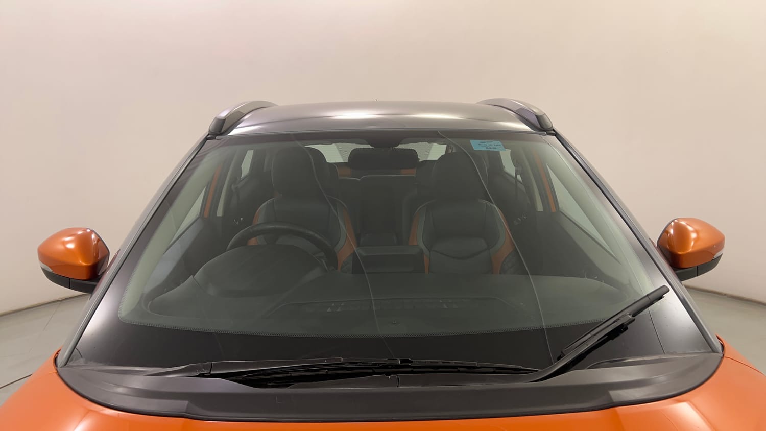 Used 2019 Tata Nexon XZA Plus Petrol Dual Tone Petrol Automatic exterior FRONT WINDSHIELD VIEW