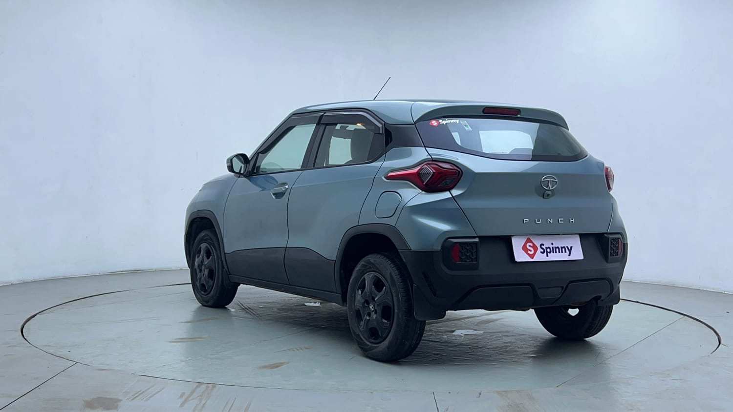 Used 2022 Tata Punch Accomplished AMT Petrol Automatic exterior LEFT REAR CORNER VIEW