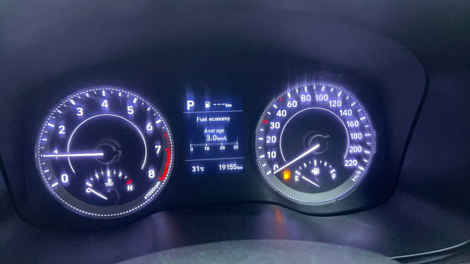 Used 2019 Hyundai Venue SX Plus 1.0 Turbo DCT Petrol Automatic interior CLUSTERMETER VIEW