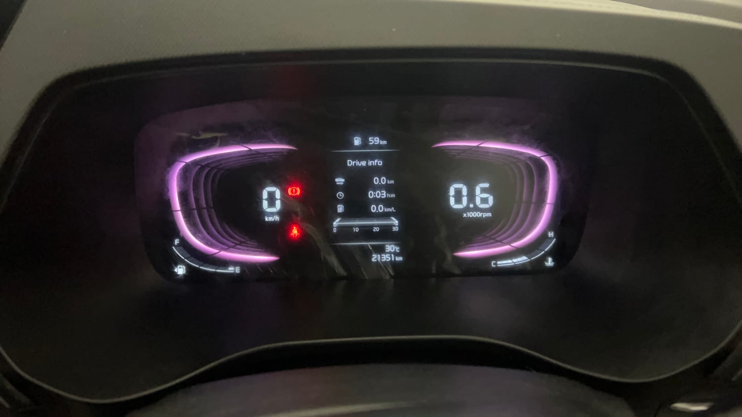 Used 2022 Kia Carens Prestige Plus 1.4 Petrol MT 7 STR Petrol Manual interior CLUSTERMETER VIEW