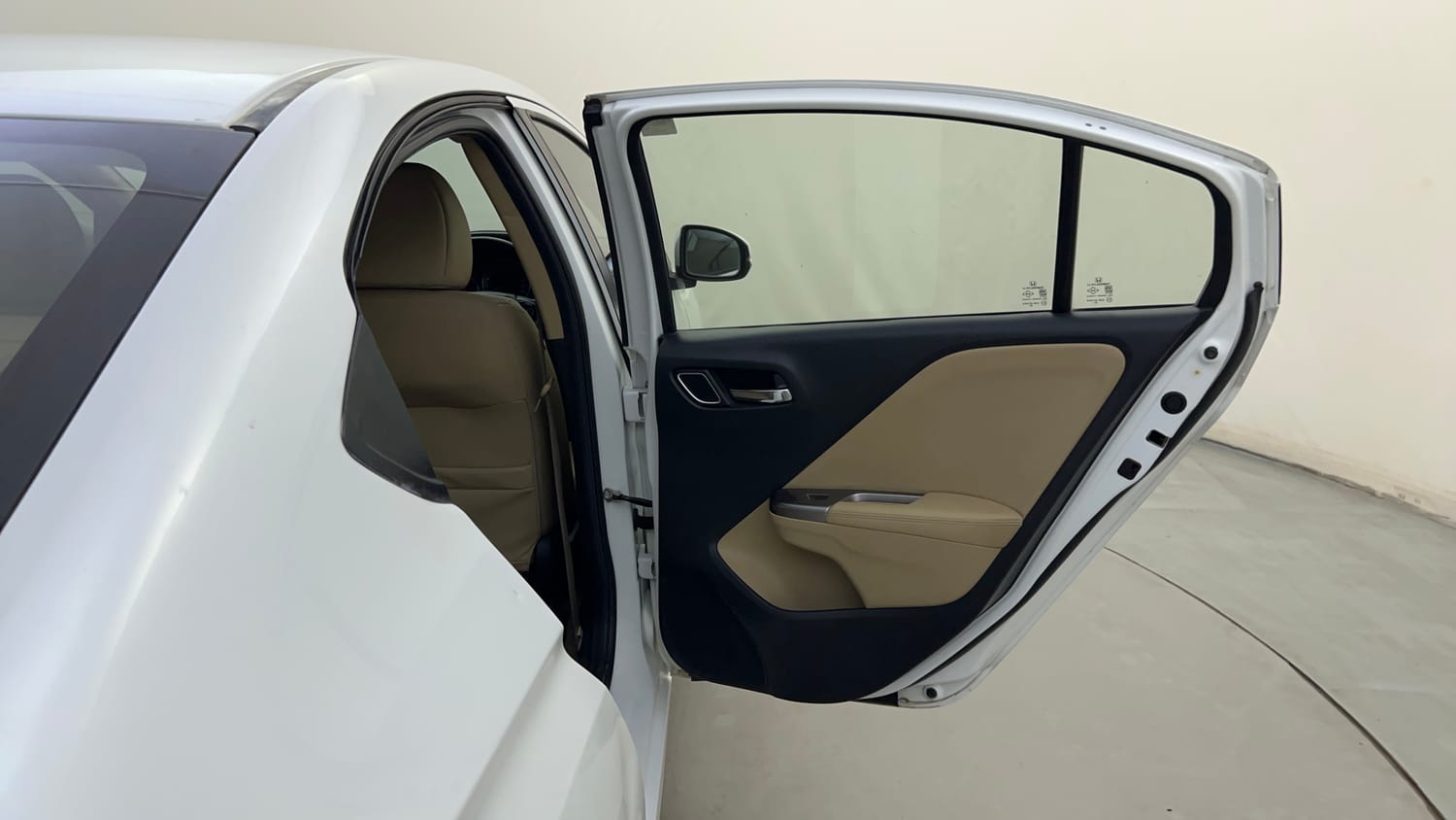 Used 2019 Honda City ZX CVT Petrol Petrol Automatic interior RIGHT REAR DOOR OPEN VIEW