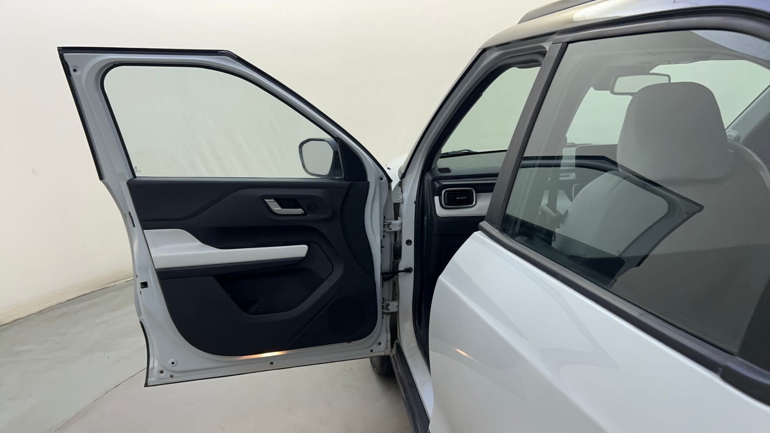 Used 2024 Tata Punch EV Empowered Plus 3.3 Electric Automatic interior LEFT FRONT DOOR OPEN VIEW