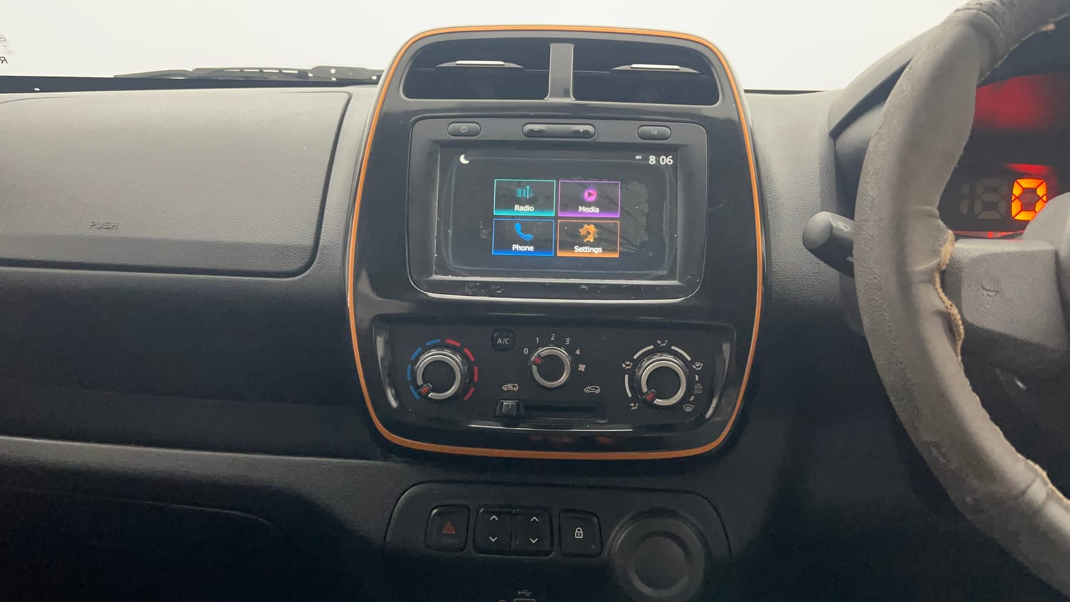 Used 2019 Renault Kwid CLIMBER 1.0 Petrol Manual top_features Integrated (in-dash) music system