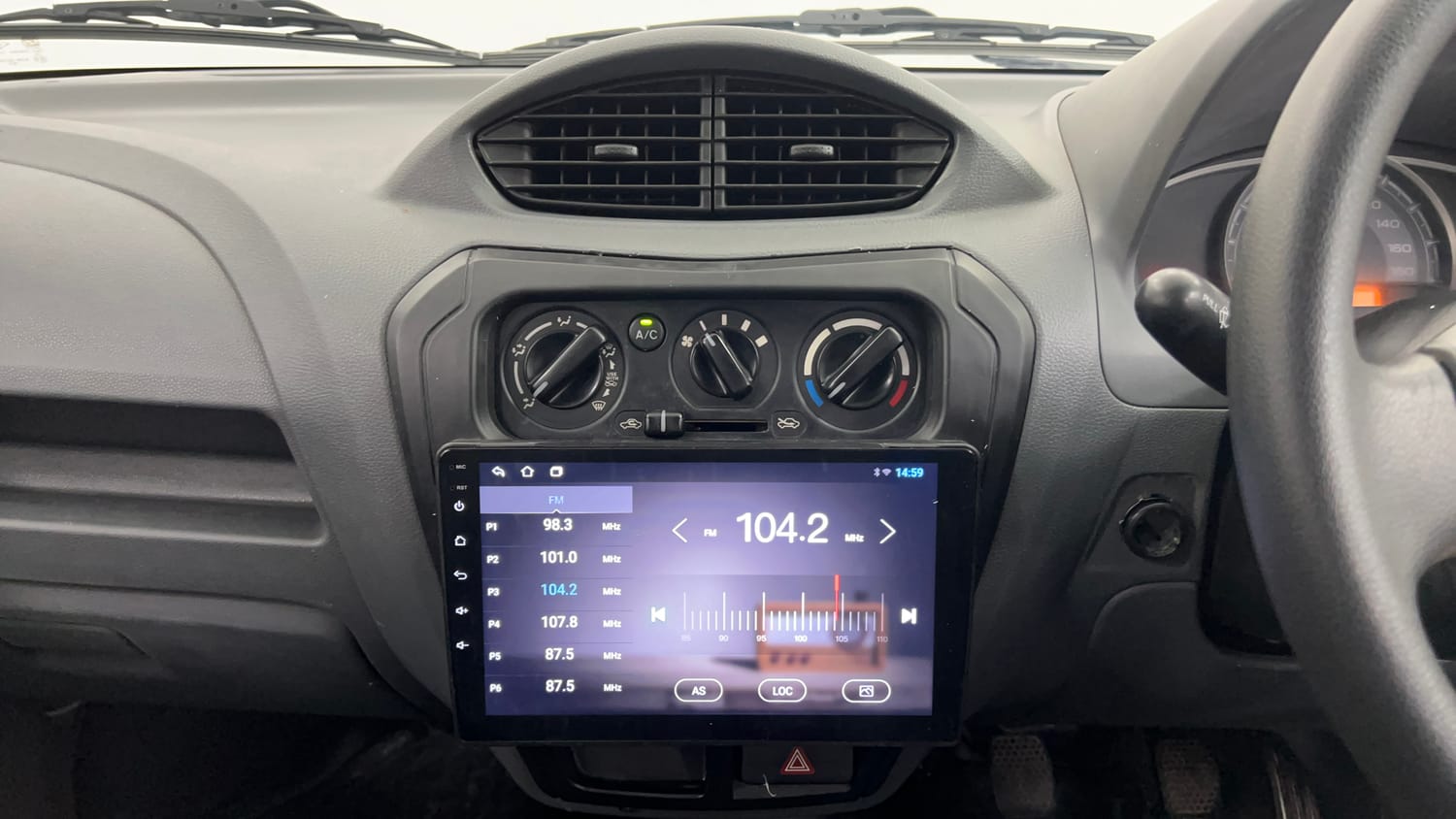 Used 2014 Maruti Suzuki Alto 800 LXI CNG (outside fitted) Cng Manual interior MUSIC SYSTEM & AC CONTROL VIEW