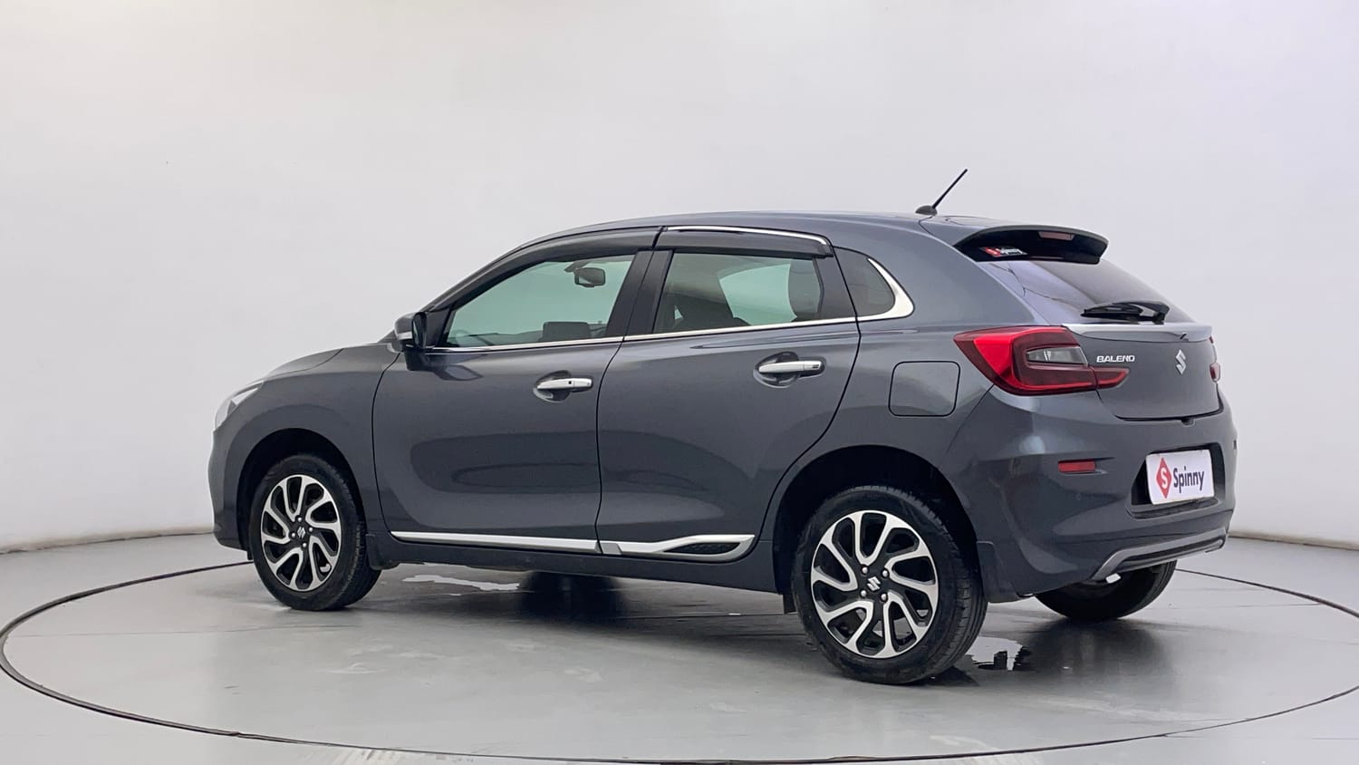 Used 2024 Maruti Suzuki Baleno Alpha MT Petrol Manual exterior LEFT REAR CORNER VIEW