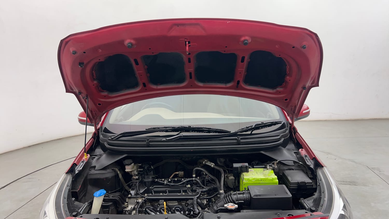 Used 2019 Hyundai Elite i20 Asta 1.2 (O) CVT Petrol Automatic engine ENGINE & BONNET OPEN FRONT VIEW