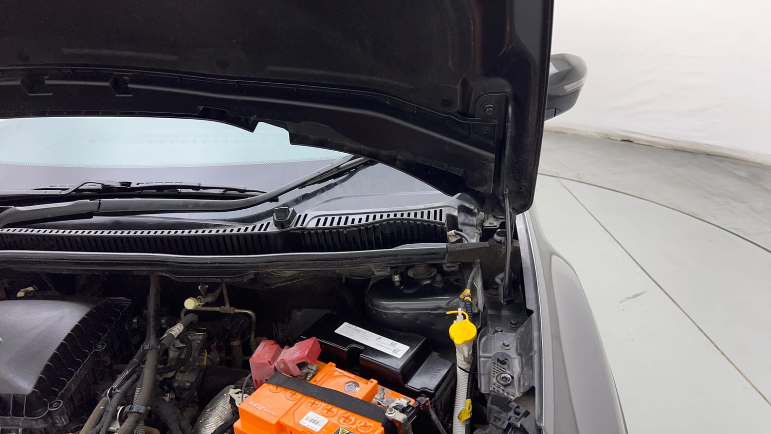Used 2024 Tata Nexon Pure 1.2 Revotron Petrol 6MT Petrol Manual engine ENGINE LEFT SIDE HINGE & APRON VIEW