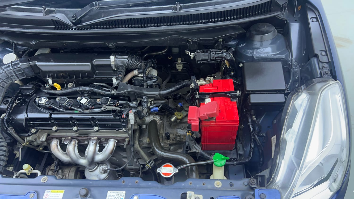 Used 2018 Maruti Suzuki Baleno Zeta 1.2 Petrol Manual engine ENGINE LEFT SIDE VIEW
