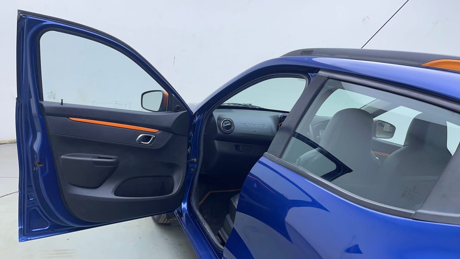 Used 2020 Renault Kwid CLIMBER 1.0 AMT Opt Petrol Automatic interior LEFT FRONT DOOR OPEN VIEW