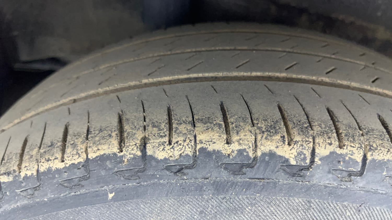 Used 2021 Honda City ZX Petrol Petrol Manual tyres RIGHT REAR TYRE TREAD VIEW