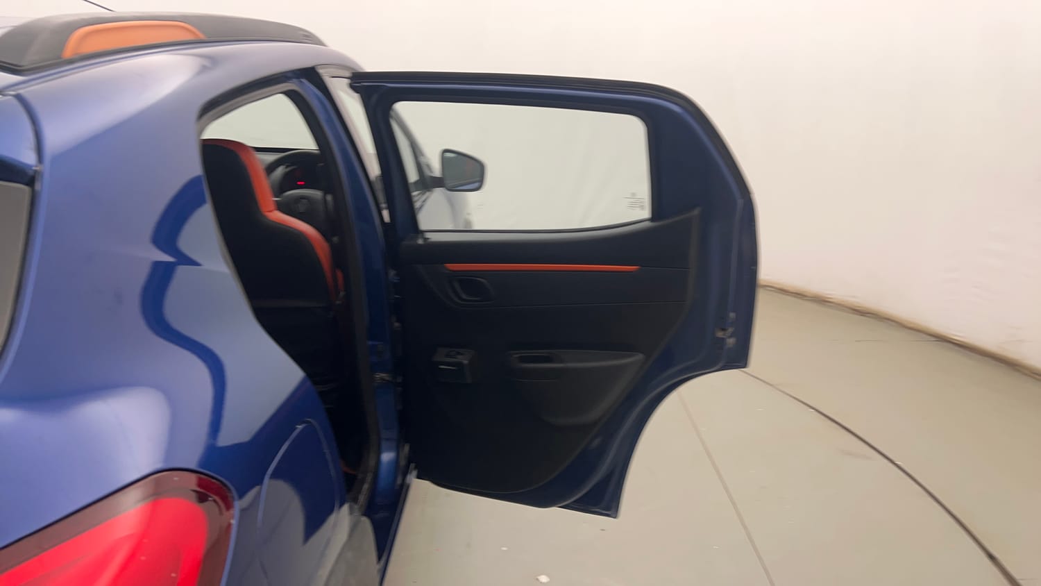 Used 2019 Renault Kwid CLIMBER 1.0 Petrol Manual interior RIGHT REAR DOOR OPEN VIEW