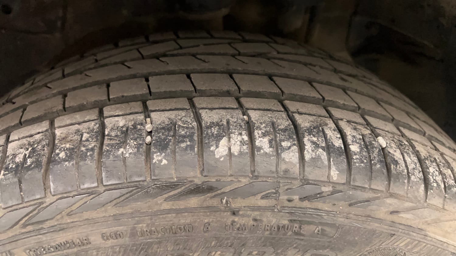 Used 2019 Tata Nexon XZA Plus Petrol Dual Tone Petrol Automatic tyres LEFT REAR TYRE TREAD VIEW