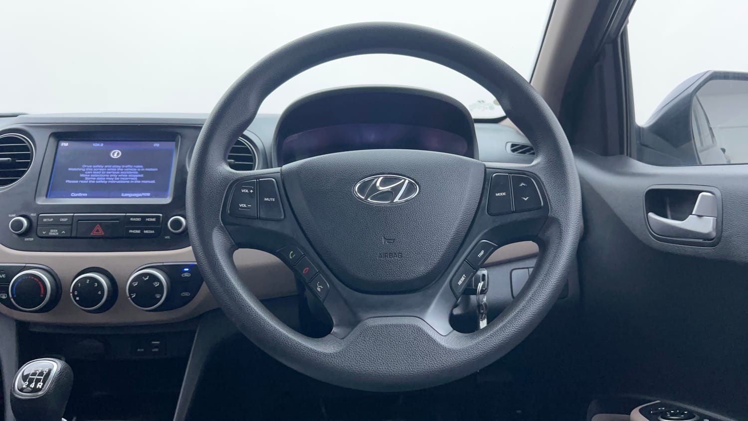 Used 2018 Hyundai Grand i10 Sportz 1.2 Kappa VTVT Petrol Manual interior STEERING VIEW