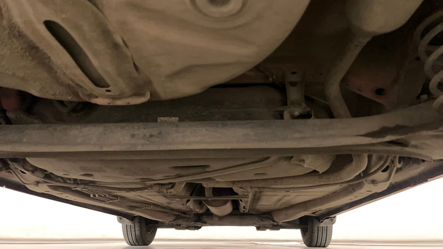 Used 2018 Maruti Suzuki Baleno Delta 1.2 AT Petrol Automatic extra REAR UNDERBODY VIEW (TAKEN FROM REAR)
