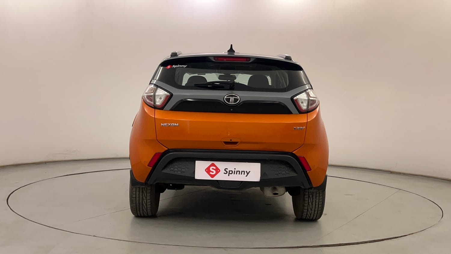 Used 2019 Tata Nexon XZA Plus Petrol Dual Tone Petrol Automatic exterior BACK VIEW