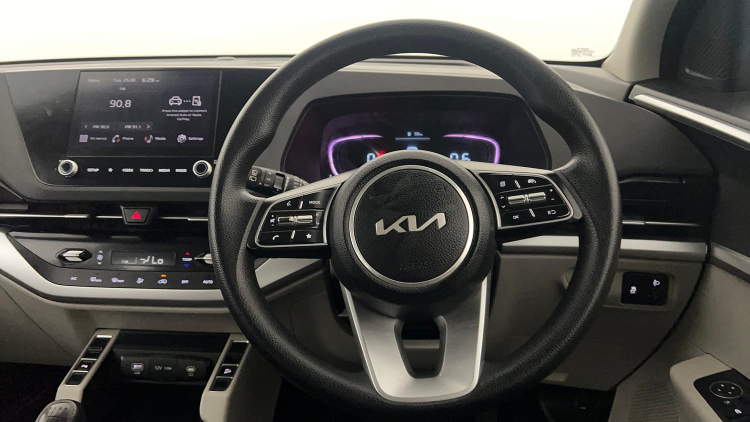 Used 2022 Kia Carens Prestige Plus 1.4 Petrol MT 7 STR Petrol Manual interior STEERING VIEW