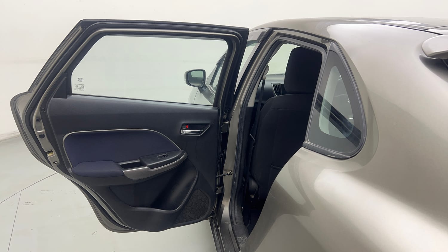 Used 2020 Maruti Suzuki Baleno Delta Petrol Manual interior LEFT REAR DOOR OPEN VIEW