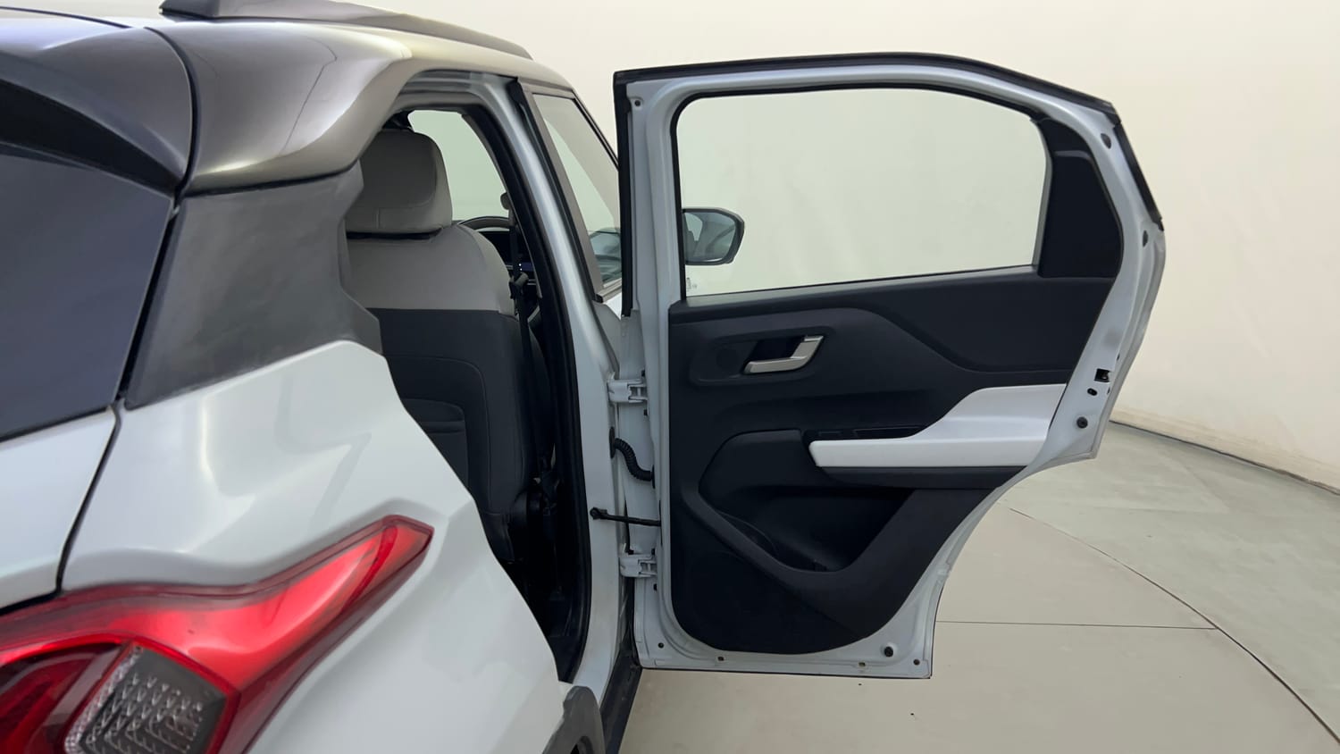 Used 2024 Tata Punch EV Empowered Plus 3.3 Electric Automatic interior RIGHT REAR DOOR OPEN VIEW